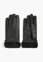 Dolce & Gabbana - Shearling gloves - Black - 8.5