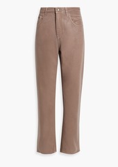 Dolce & Gabbana - Coated high-rise straight-leg jeans - Pink - IT 50