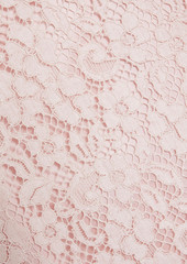 Dolce & Gabbana - Cotton-blend corded lace mini dress - Pink - IT 48