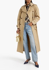 Dolce & Gabbana - Cotton-blend gabardine trench coat - Neutral - IT 38