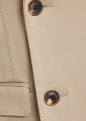 Dolce & Gabbana - Double-breasted cotton-blend twill blazer - Neutral - IT 44