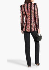 Dolce & Gabbana - Double-breasted embroidered tulle blazer - Pink - IT 38