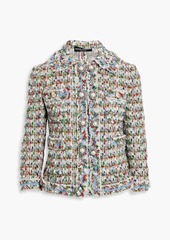 Dolce & Gabbana - Embellished bouclé-tweed jacket - Multicolor - IT 36