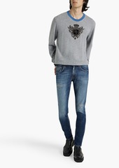 Dolce & Gabbana - Embellished cashmere sweater - Gray - IT 54