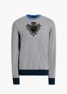 Dolce & Gabbana - Embellished cashmere sweater - Gray - IT 54