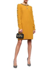 Dolce & Gabbana - Embellished crepe dress - Yellow - IT 38