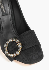Dolce & Gabbana - Embellished brocade pumps - Black - EU 37
