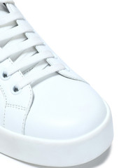 Dolce & Gabbana - Embellished leather sneakers - White - EU 35
