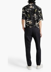 Dolce & Gabbana - Embroidered cotton-blend pants - Black - IT 52