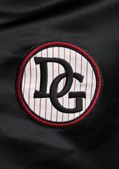 Dolce & Gabbana - Embroidered satin bomber jacket - Black - IT 56