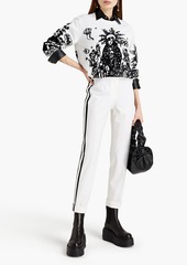 Dolce & Gabbana - Embroidered wool sweater - White - IT 38