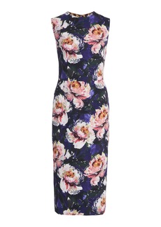 Dolce & Gabbana - Floral Cady Midi Dress - Multi - IT 38 - Moda Operandi