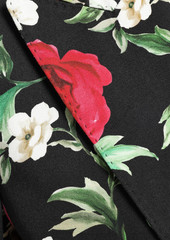 Dolce & Gabbana - Floral-print stretch-cotton blazer - Black - IT 38