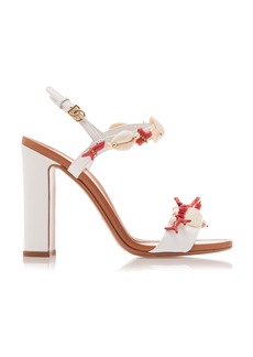 Dolce & Gabbana - Formale Embellished Leather Sandals - Multi - IT 39 - Moda Operandi