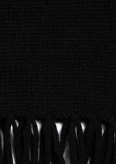 Dolce & Gabbana - Fringed cashmere scarf - Black - OneSize