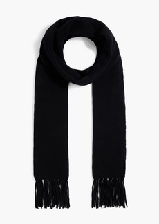 Dolce & Gabbana - Fringed cashmere scarf - Black - OneSize