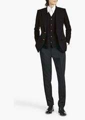 Dolce & Gabbana - Grain de poudre wool blazer and vest set - Black - IT 44