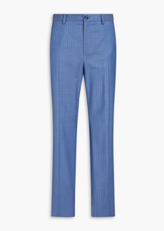 Dolce & Gabbana - Herringbone wool pants - Blue - IT 50