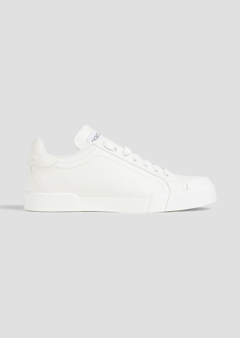 Dolce & Gabbana - Leather sneakers - White - EU 40