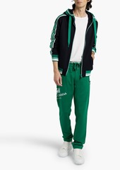 Dolce & Gabbana - Printed French cotton-blend terry sweatpants - Green - IT 52