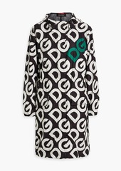 Dolce & Gabbana - Logo-print shell hooded parka - Black - IT 42