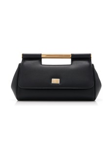 Dolce & Gabbana - Medium Sicily Leather Clutch - Black - OS - Moda Operandi
