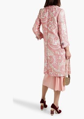 Dolce & Gabbana - Metallic brocade coat - Pink - IT 40