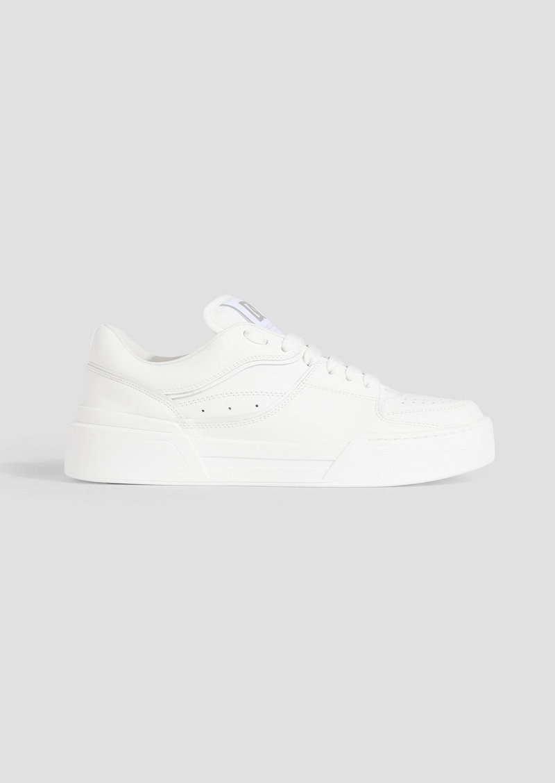 Dolce & Gabbana - New Roma perforated leather sneakers - White - EU 35