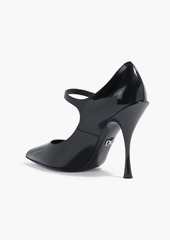 Dolce & Gabbana - Patent-leather Mary Jane pumps - Black - EU 37