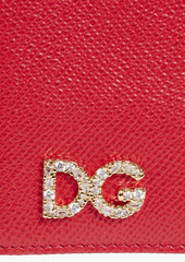 Dolce & Gabbana - Pebbled-leather passport cover - Red - OneSize