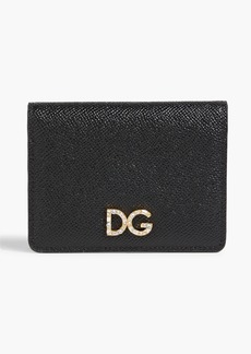 Dolce & Gabbana - Pebbled-leather wallet - Black - OneSize