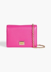 Dolce & Gabbana - Pebbled-leather wallet - Pink - OneSize