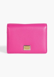 Dolce & Gabbana - Pebbled-leather wallet - Pink - OneSize