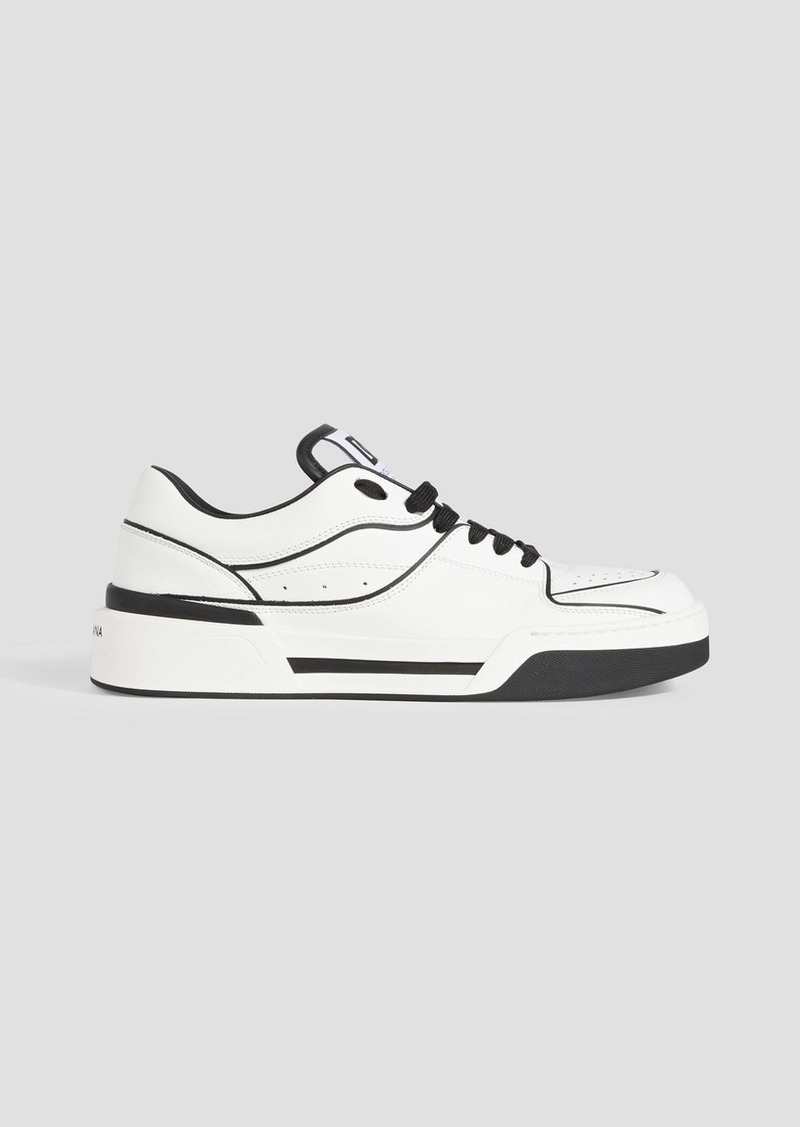 Dolce & Gabbana - Perforated leather sneakers - White - EU 41