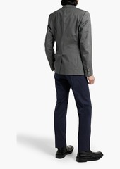 Dolce & Gabbana - Pinstriped cotton-blend twill blazer - Gray - IT 50