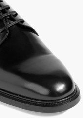 Dolce & Gabbana - Polished leather derby shoes - Black - UK 6