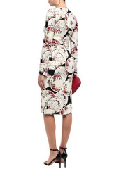 Dolce & Gabbana - Printed crepe dress - White - IT 36