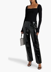 Dolce & Gabbana - Ribbed-knit top - Black - IT 48