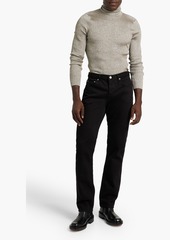 Dolce & Gabbana - Slim-fit ribbed-knit turtleneck sweater - Neutral - IT 48