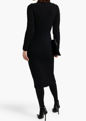 Dolce & Gabbana - Ribbed wool midi dress - Black - IT 36