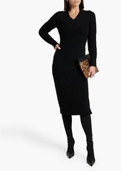 Dolce & Gabbana - Ribbed wool midi dress - Black - IT 36