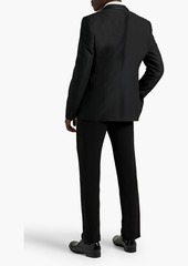 Dolce & Gabbana - Satin-trimmed wool-blend blazer - Black - IT 52