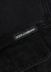 Dolce & Gabbana - Shearling-lined denim jacket - Black - IT 50