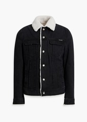 Dolce & Gabbana - Shearling-lined denim jacket - Black - IT 50