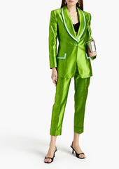 Dolce & Gabbana - Silk-dupioni blazer - Green - IT 38