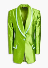 Dolce & Gabbana - Silk-dupioni blazer - Green - IT 38