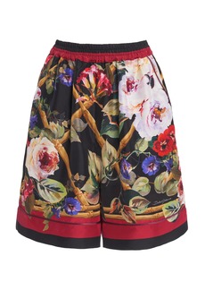 Dolce & Gabbana - Silk Shorts - Multi - IT 38 - Moda Operandi