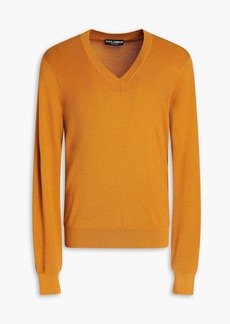 Dolce & Gabbana - Silk sweater - Yellow - IT 48