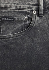 Dolce & Gabbana - Skinny-fit distressed denim jeans - Gray - IT 46