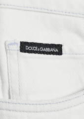 Dolce & Gabbana - Skinny-fit distressed denim jeans - White - IT 44